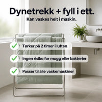 EasySleep® Dyne – 2-i-1 hurtigtørkende dyne som gjør sengetrekk overflødig
