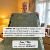EasySleep® Dyne – 2-i-1 hurtigtørkende dyne som gjør sengetrekk overflødig